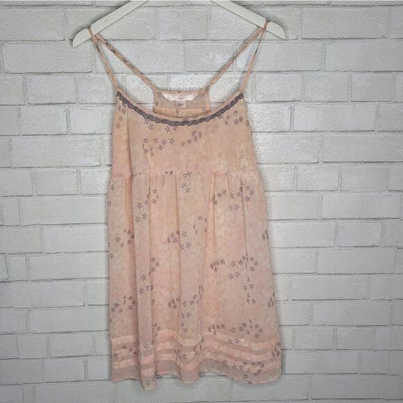 Victoria's Secret Peachy Pink Chiffon Nightie - Picture 1 of 5